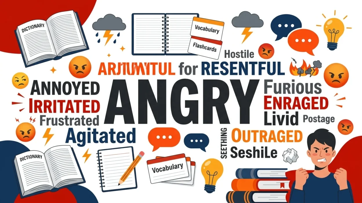 synonyms for angry