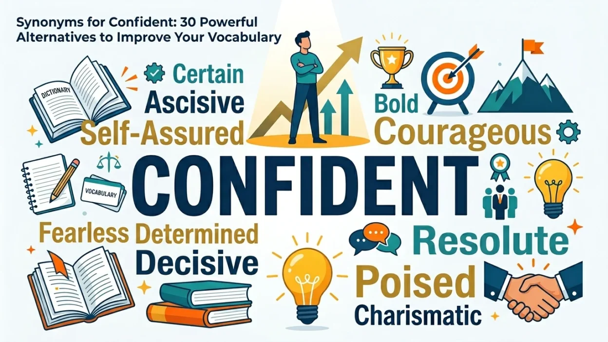 synonyms for confident
