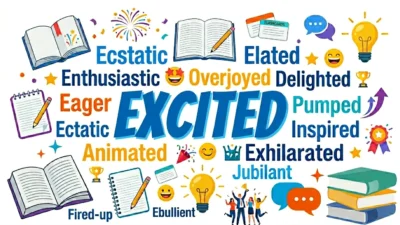 synonyms for excited