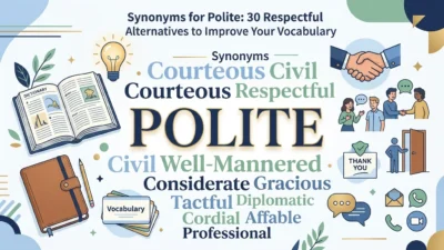 synonyms for polite