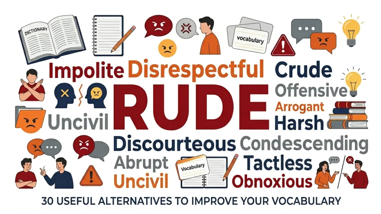 synonyms for rude