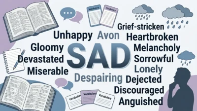 synonyms for sad