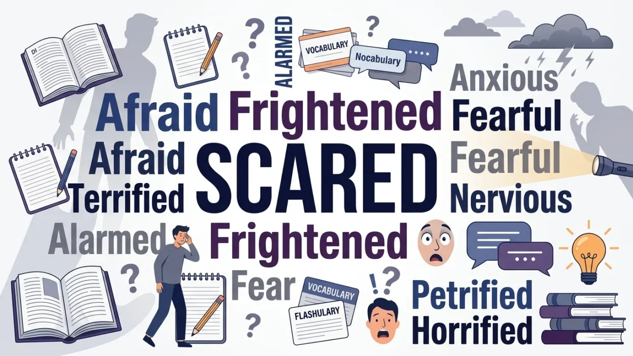 synonyms for scared