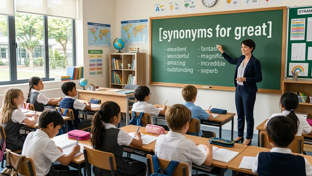 synonyms for great