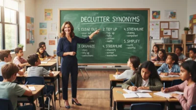 declutter synonyms