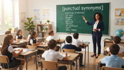 punctual synonyms