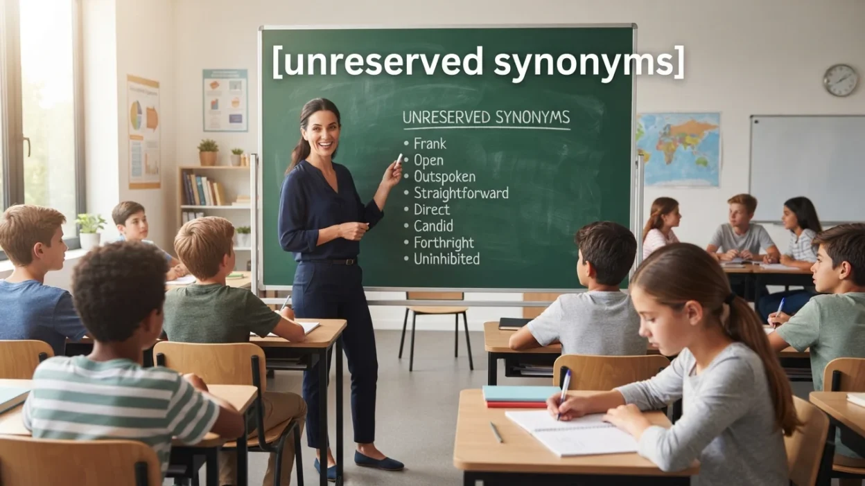 unreserved synonyms