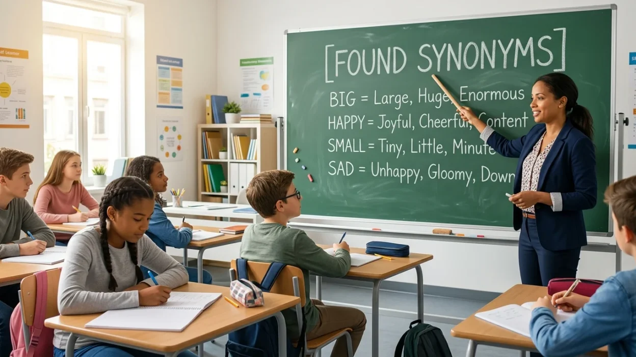found synonyms