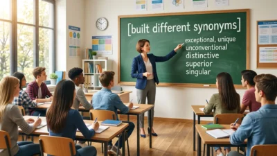 built different synonyms