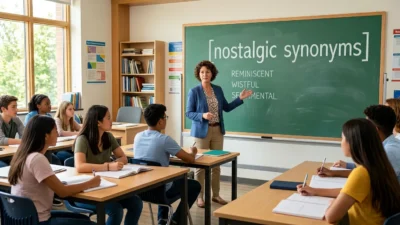 nostalgic synonyms