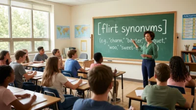 flirt synonyms