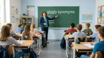 giggly synonyms