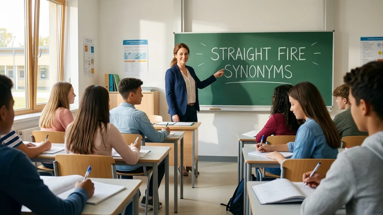 straight fire synonyms