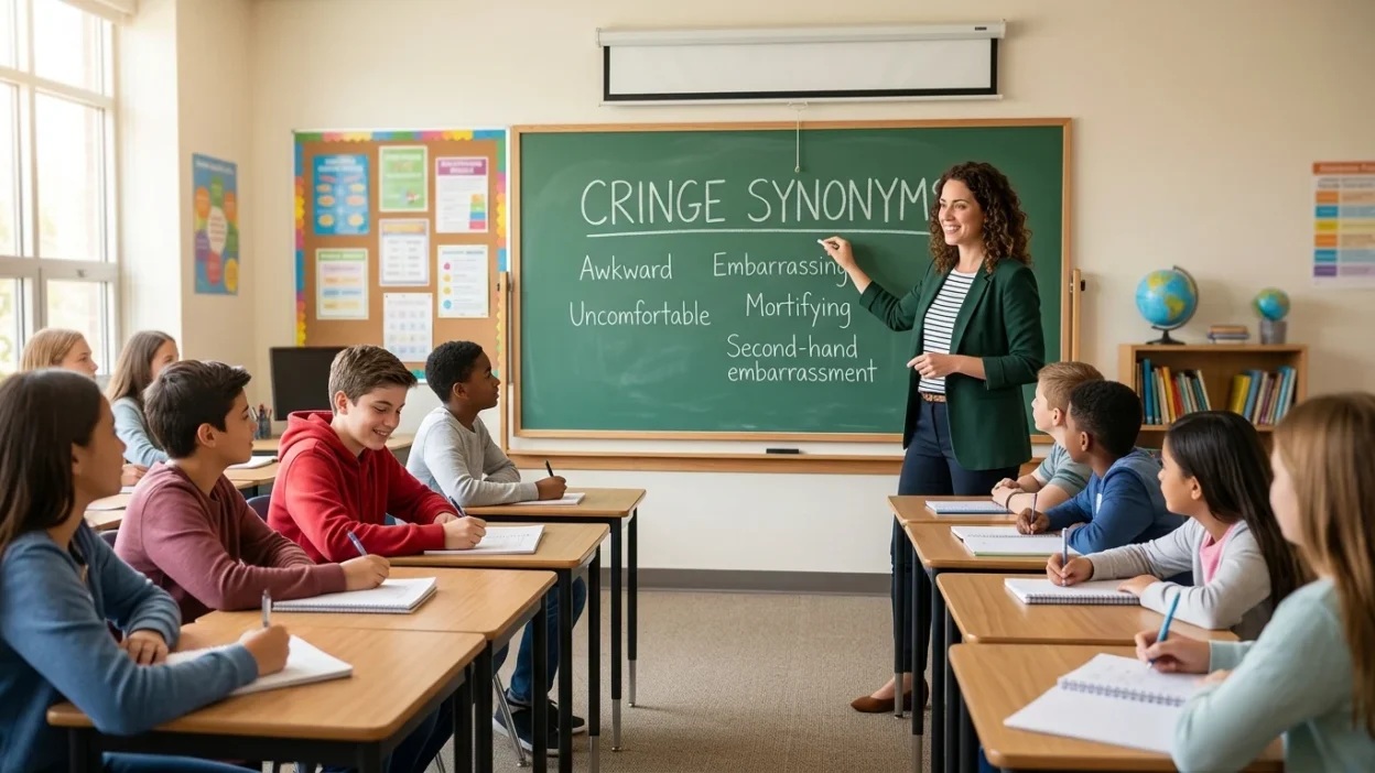 cringe synonyms