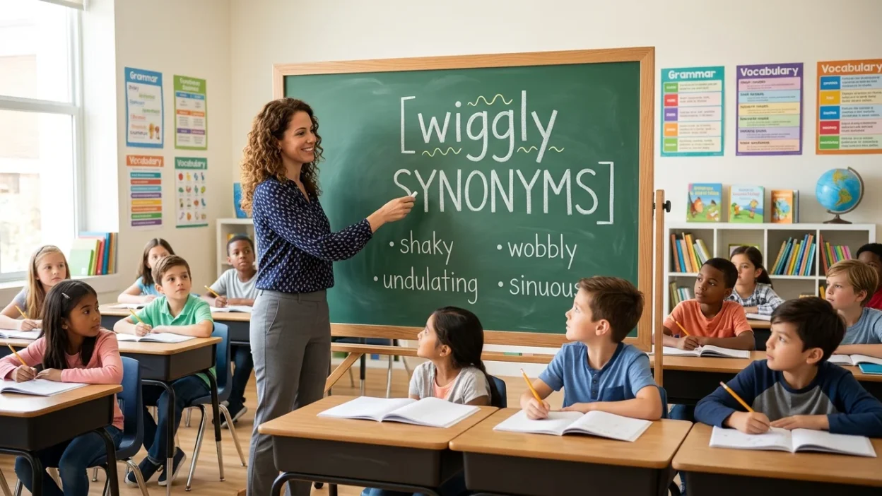 wiggly synonyms