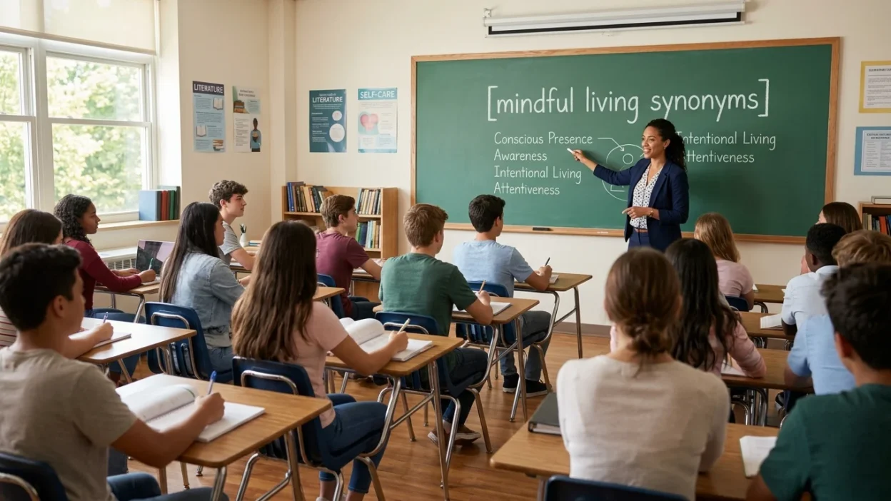 mindful living synonyms