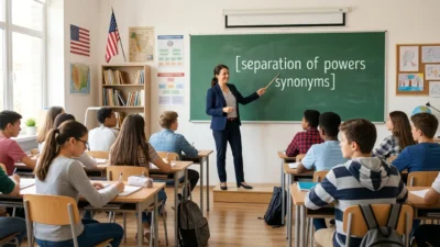 separation of powers synonyms
