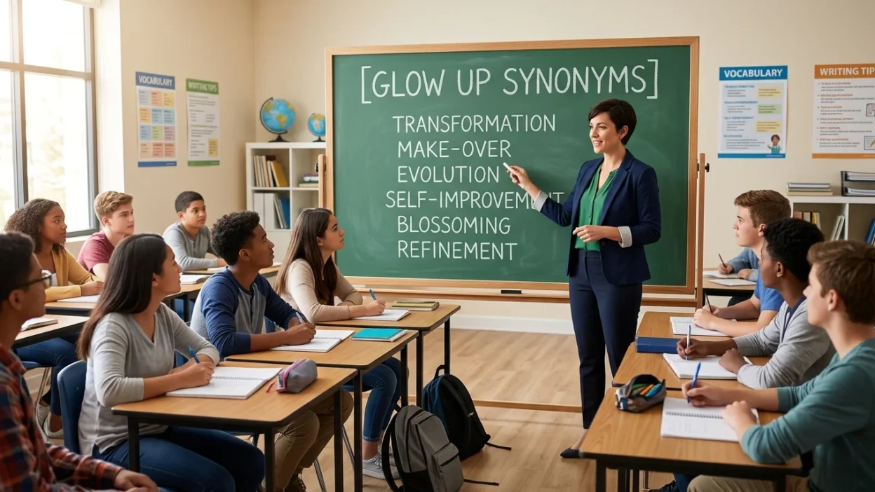glow up synonyms