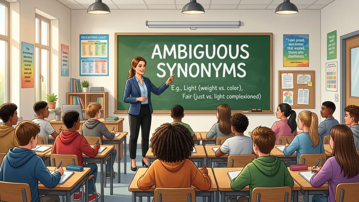 ambiguous synonyms