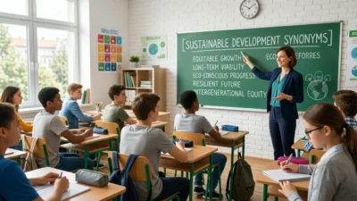 sustainable development synonyms
