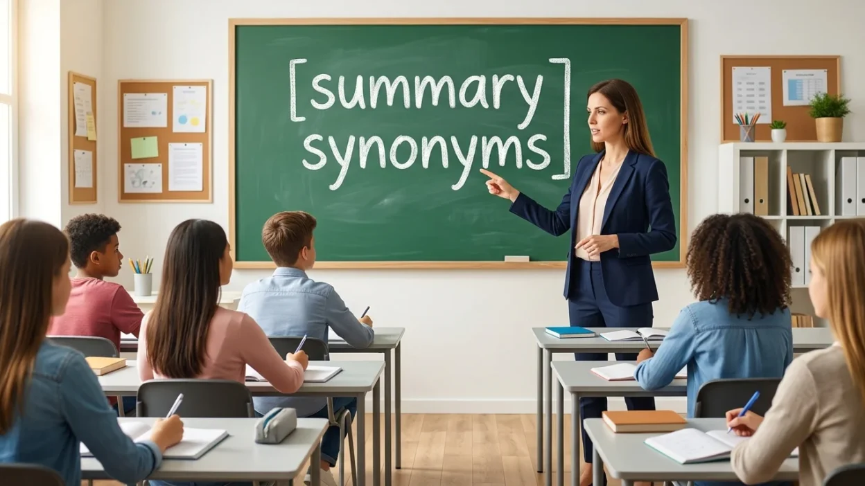 summary synonyms