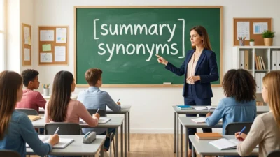 summary synonyms