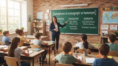 homophone vs homograph vs homonym