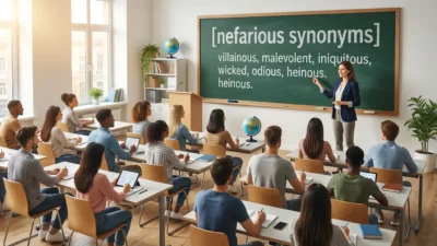 nefarious synonyms