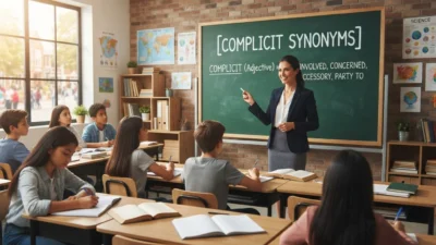 complicit synonyms