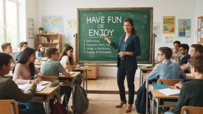 have fun or enjoy