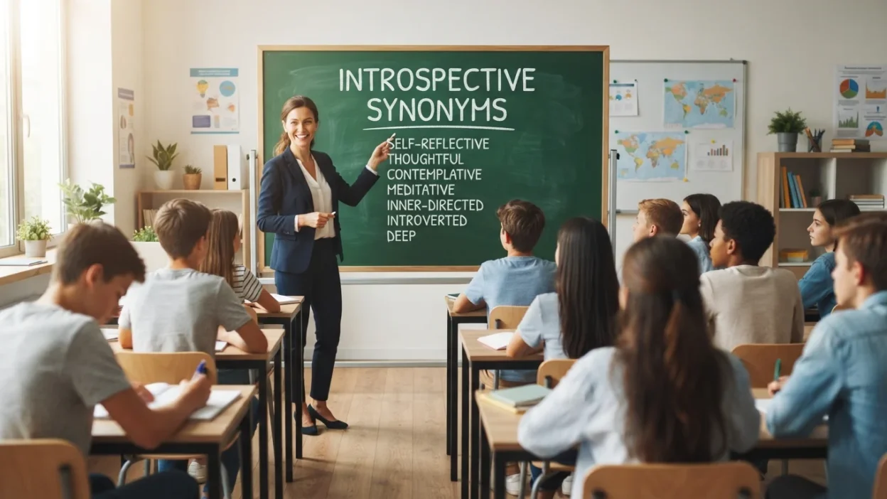introspective synonyms