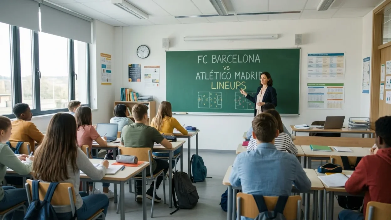 fc barcelona vs atlético madrid lineups