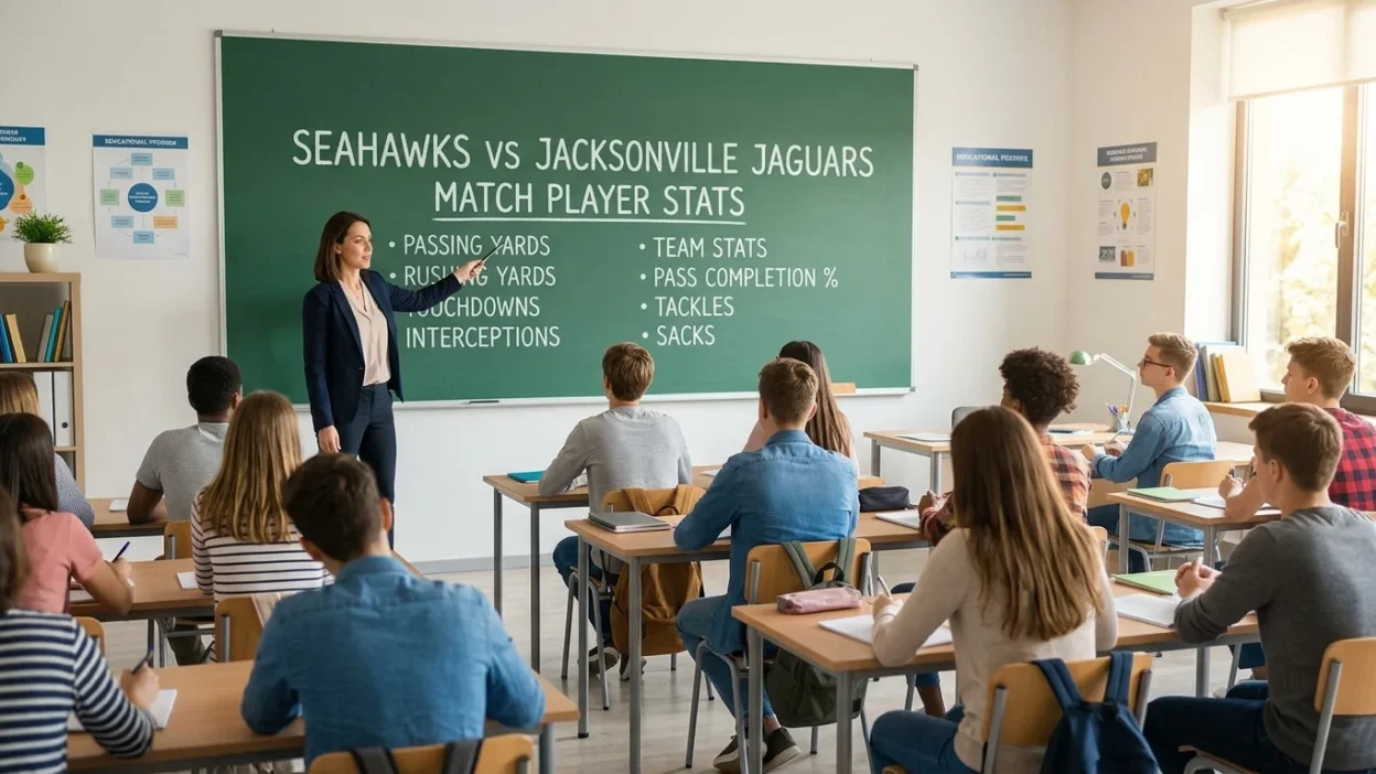 seahawks vs jacksonville jaguars match player stats