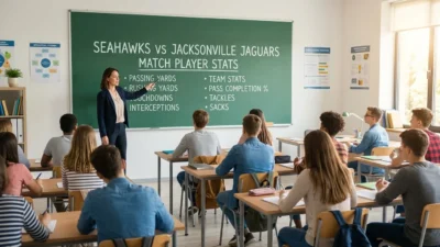 seahawks vs jacksonville jaguars match player stats