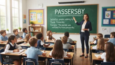 passerbyers or passersby or passerby