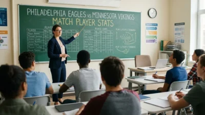 philadelphia eagles vs minnesota vikings match player stats