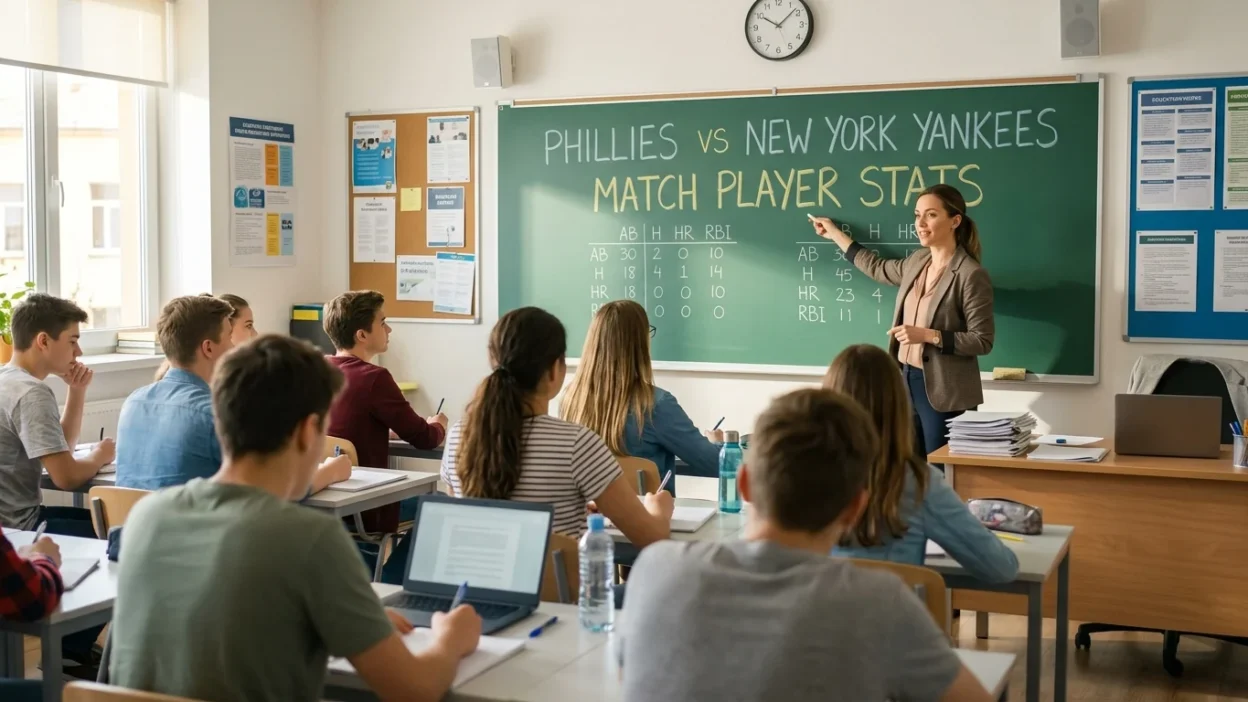 phillies vs new york yankees match player stats