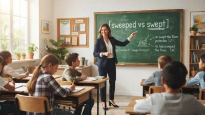 sweeped vs swept